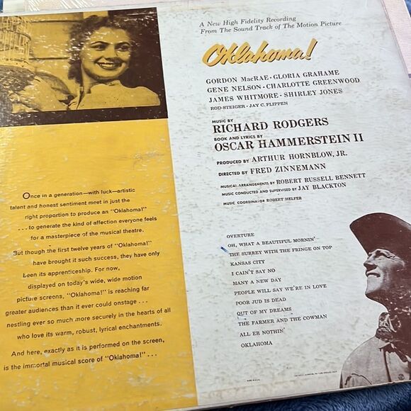 Rodgers And Hammerstein’s Oklahoma ! Original Motion Picture Soundtrack 1962 - Picture 9 of 9
